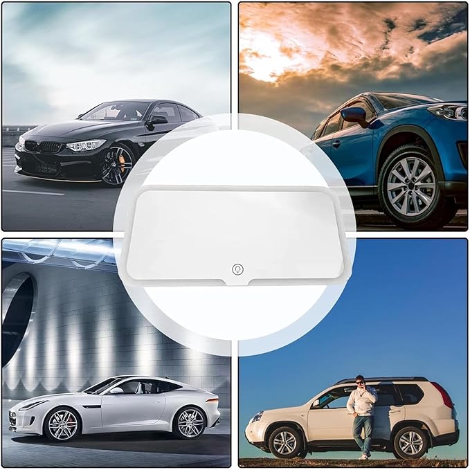 Car Sun Visor With Light Led Make-up Mirror