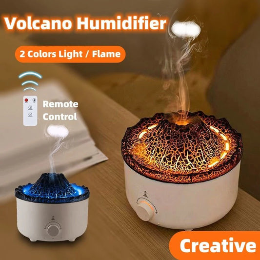 Flame Volcano Humidifier Diffuser Home Decorations