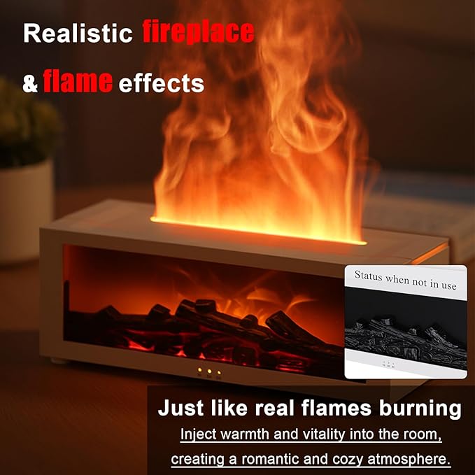 Flame Fireplace Aroma Diffuser
