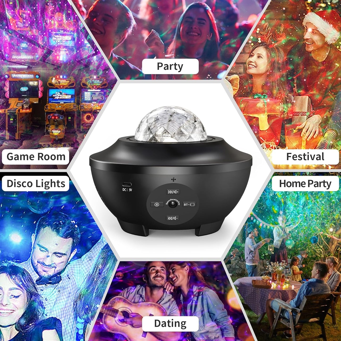 Galaxy Ocean Light Projector