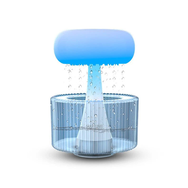 Jellyfish Raindrop Humidifier Ultrasonic Atomization Seven-color Ambience Light Cloud Rain Aroma Diffuser