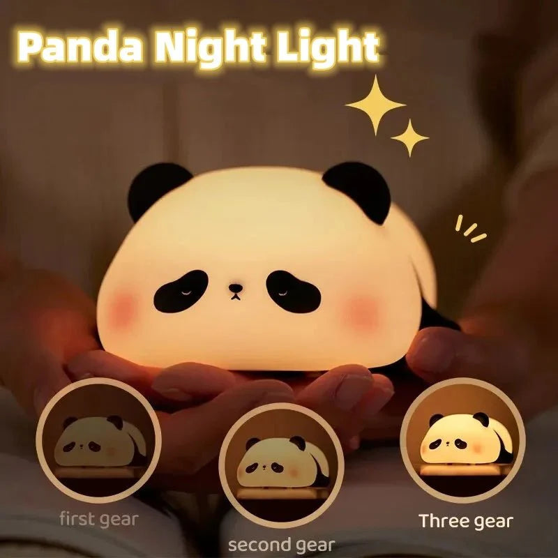 Panda Silicon Led Light Lamp